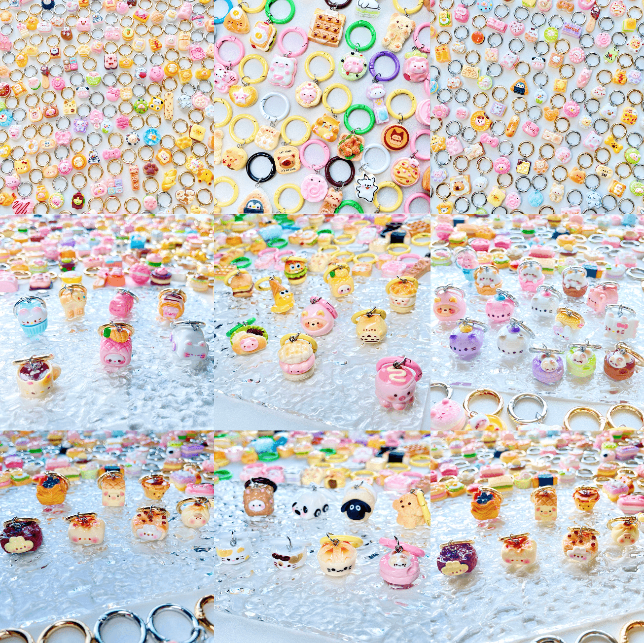 NEW BATCH Kawaii Food Miniature Keychains Phone Decor