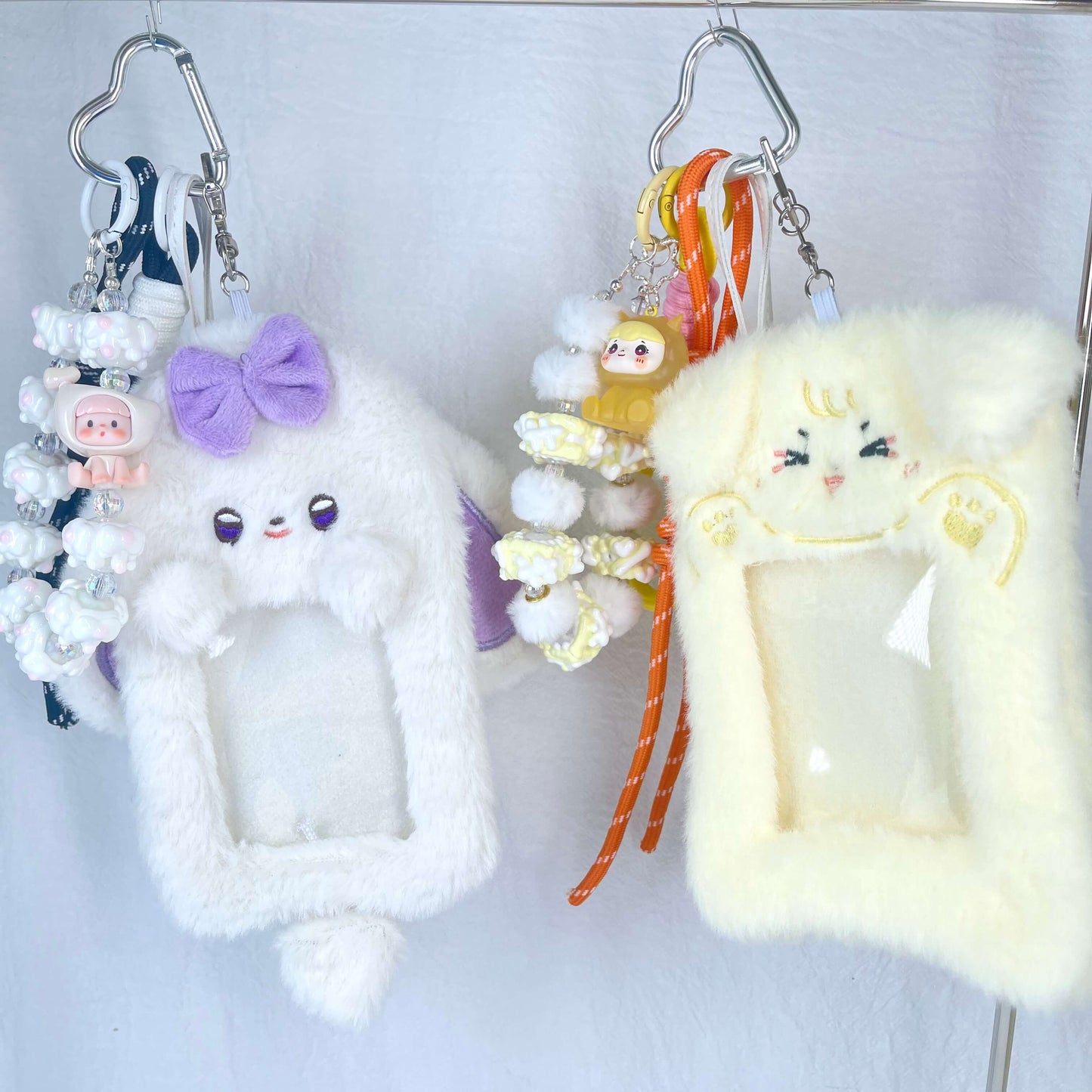 [New Arrival] Kawaii Cuties and Fluffy Card/Picture Holder Multi-Layer Handbag Decor