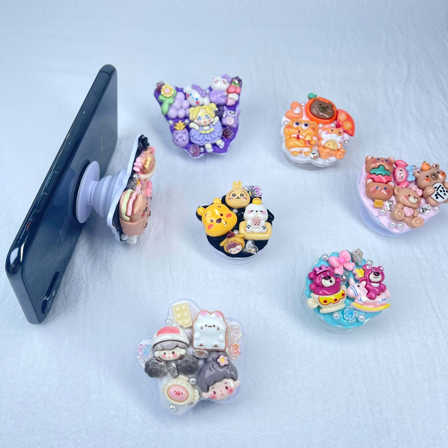 [Surprise Deals] Kawaii Cuties Handmade Cream Gel Phone PopSockets