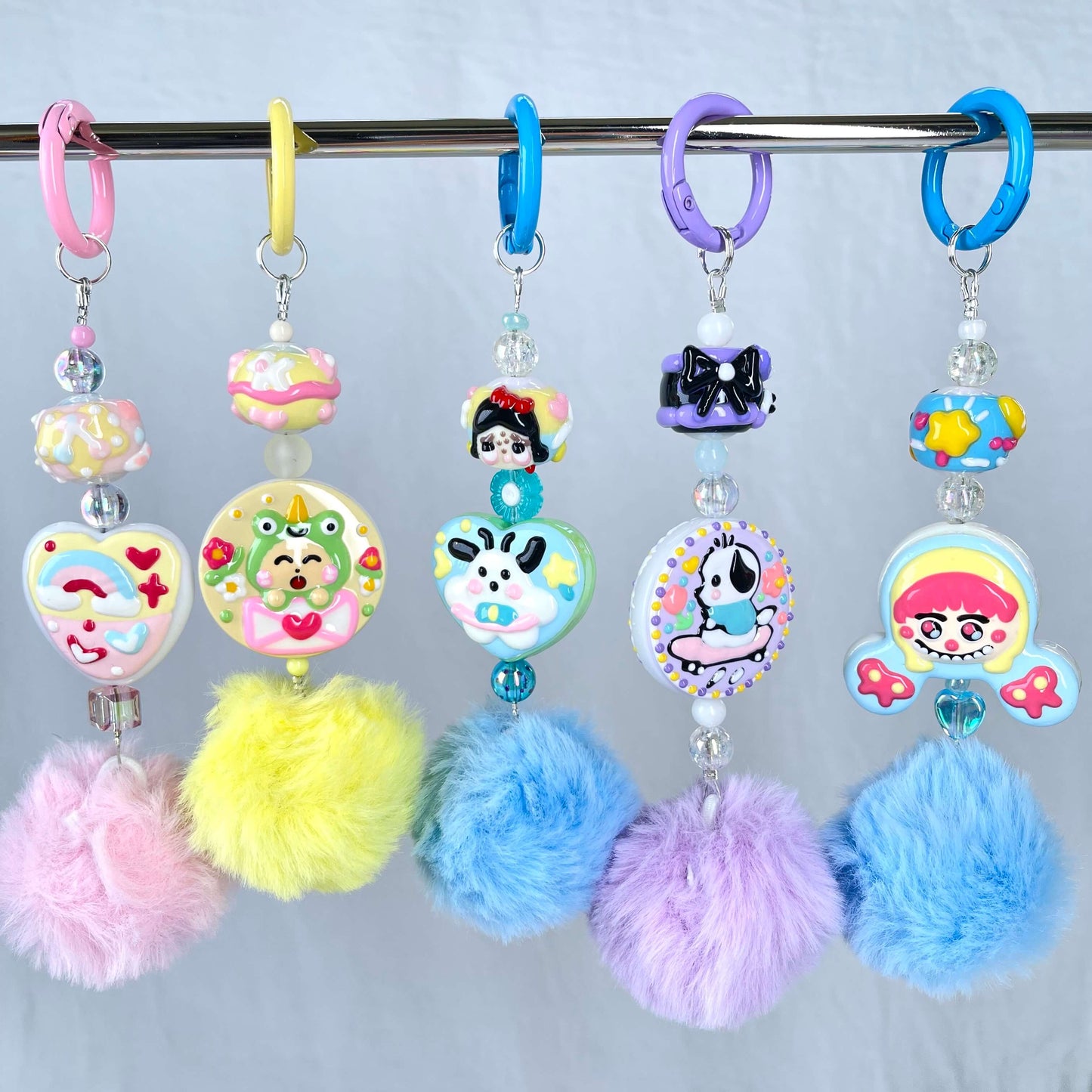 [New Arrival] Kawaii Hand-Painted Cuties Design Handbag Decor/Hanging Decor/Keychain