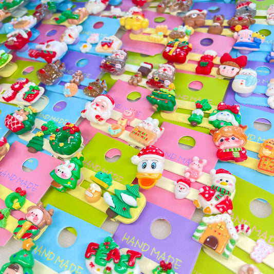 [Christmas 2025] Christmas Theme Kawaii Cute Hair Clips