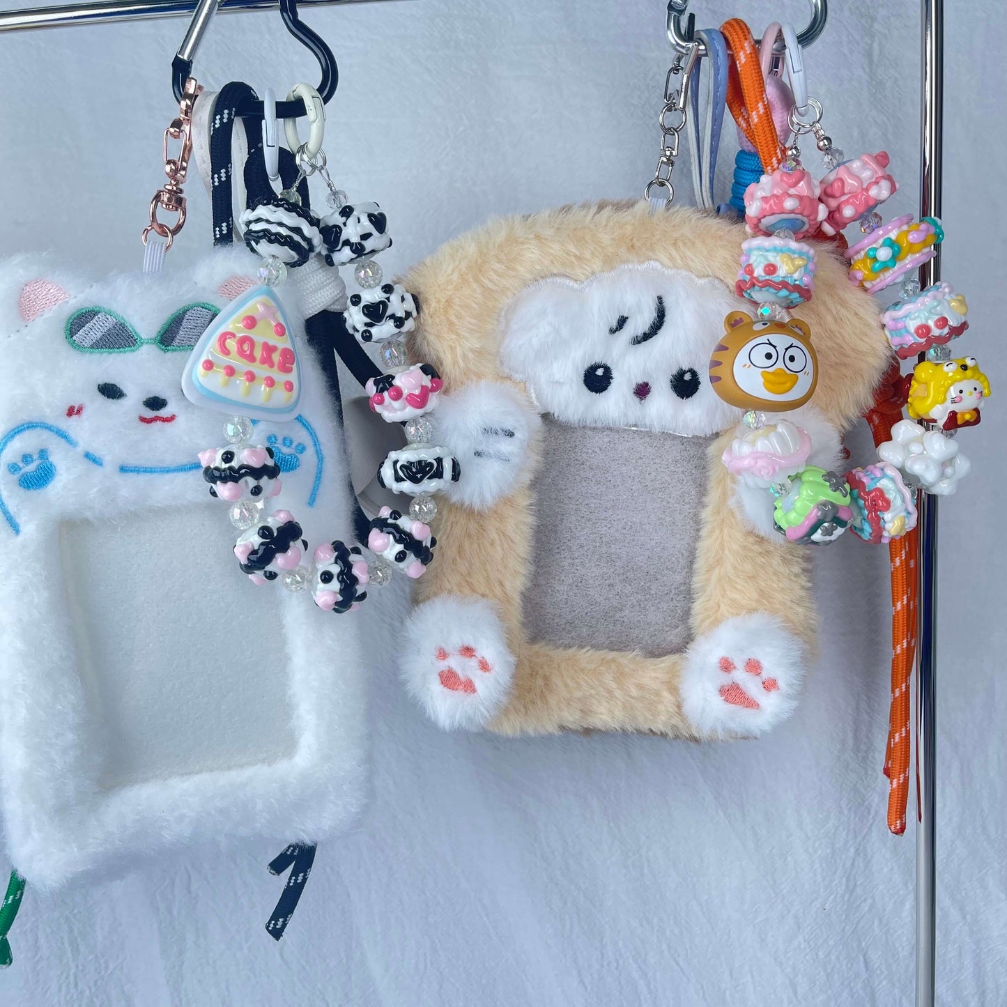 [New Arrival] Kawaii Cuties and Fluffy Card/Picture Holder Multi-Layer Handbag Decor