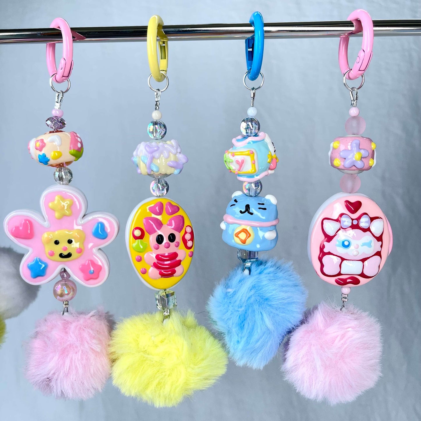 [New Arrival] Kawaii Hand-Painted Cuties Design Handbag Decor/Hanging Decor/Keychain