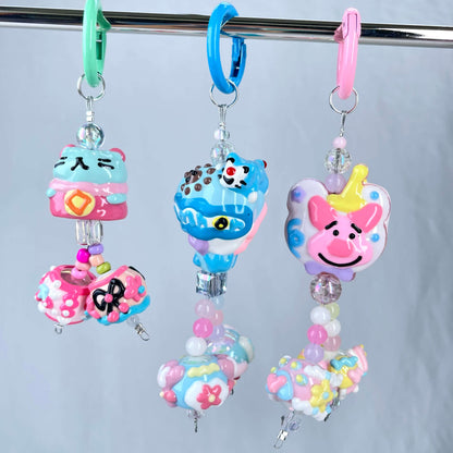 [New Arrival] Kawaii Hand-Painted Cuties Design Handbag Decor/Hanging Decor/Keychain