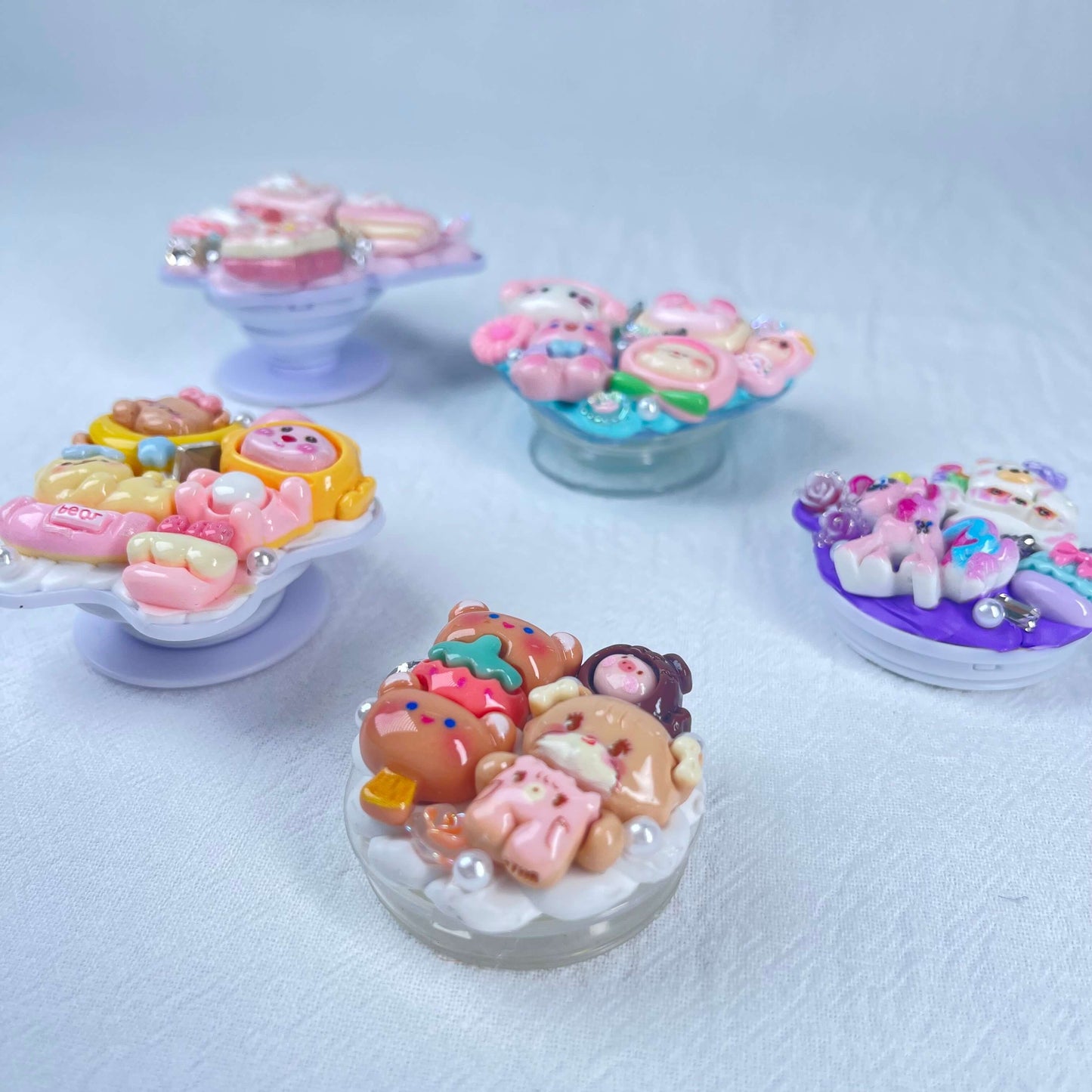 [Surprise Deals] Kawaii Cuties Handmade Cream Gel Phone PopSockets