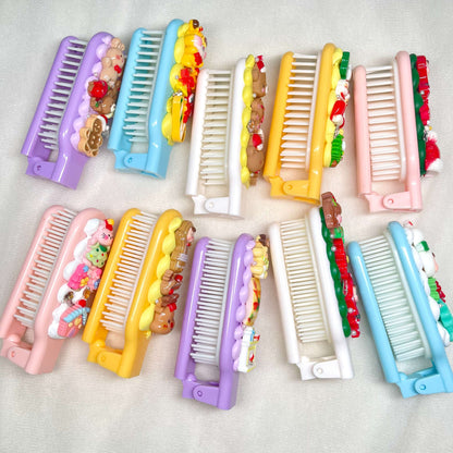 [Christmas 2025] Special Christmas Theme Kawaii Cream Gel Hair Brush