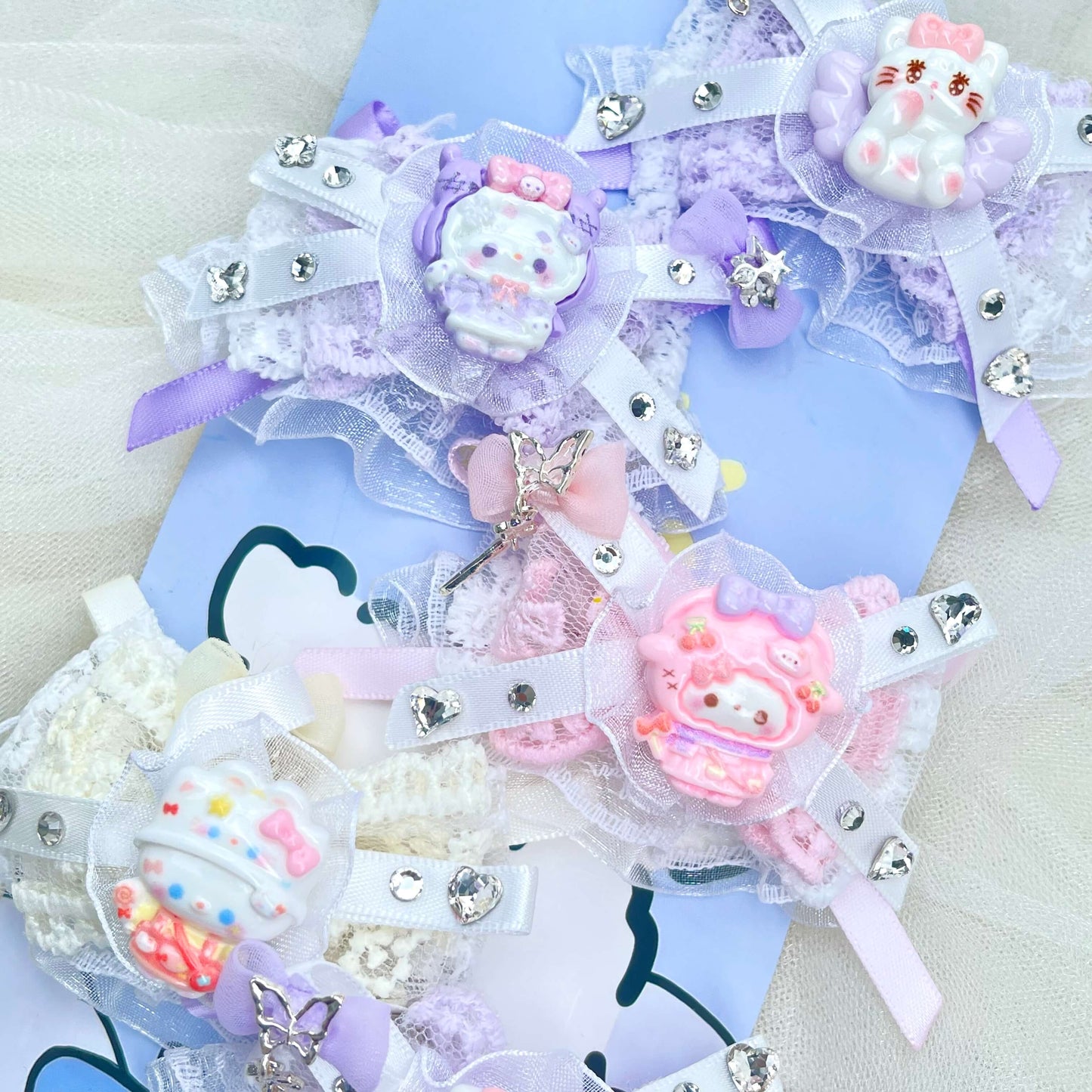 [New Arrivals] Premium Cute Cream Gel and Glittering Hair Clips-SPECIAL LAUNCH OFFER!