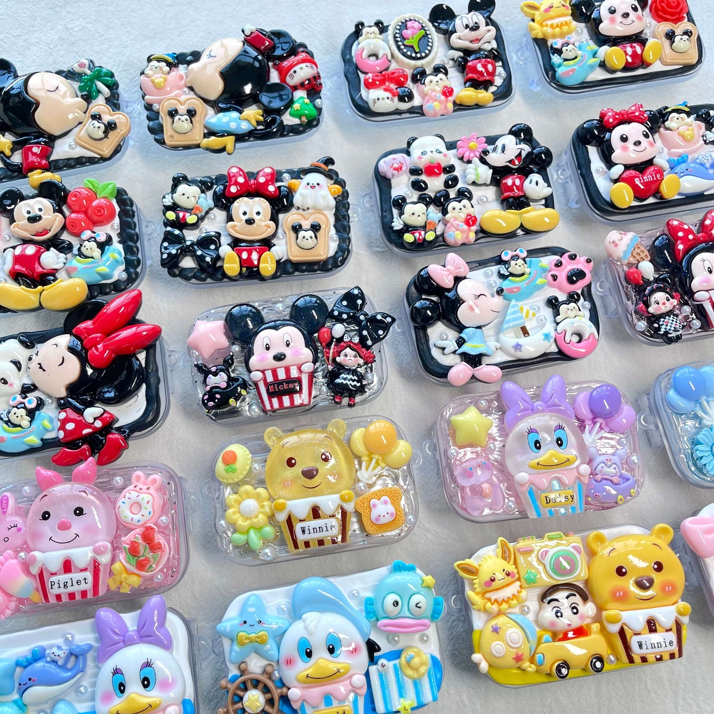 [Holiday Special Batch] Kawaii Animal/Cartoon Based Styles Cream Gel Phone Clips-NO CHAINS INCLUDED