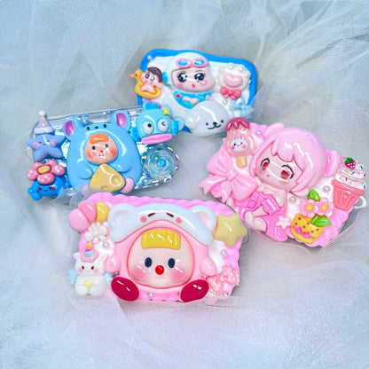 [Holiday Special Batch] Kawaii Character-Based Styles Cream Gel Phone Clips-NO CHAINS INCLUDED