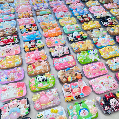 [Holiday Special Batch] Kawaii Animal/Cartoon Based Styles Cream Gel Phone Clips-NO CHAINS INCLUDED