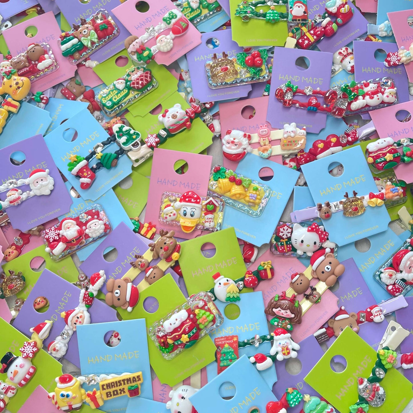 [Christmas 2025] Christmas Theme Kawaii Cute Hair Clips