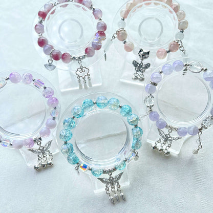[NEW BATCH] Beautiful Handmade Glass Beads Elastic Bracelet Mystery Bags