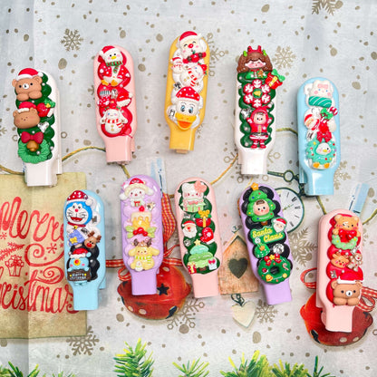 [Christmas 2025] Special Christmas Theme Kawaii Cream Gel Hair Brush