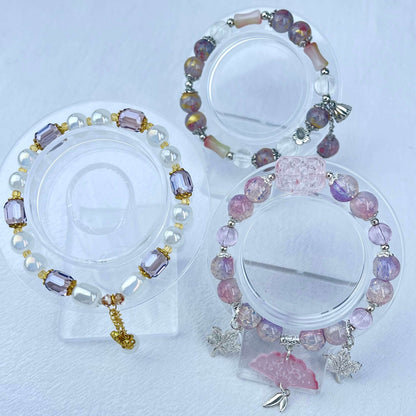 [NEW BATCH] Beautiful Handmade Glass Beads Elastic Bracelet Mystery Bags