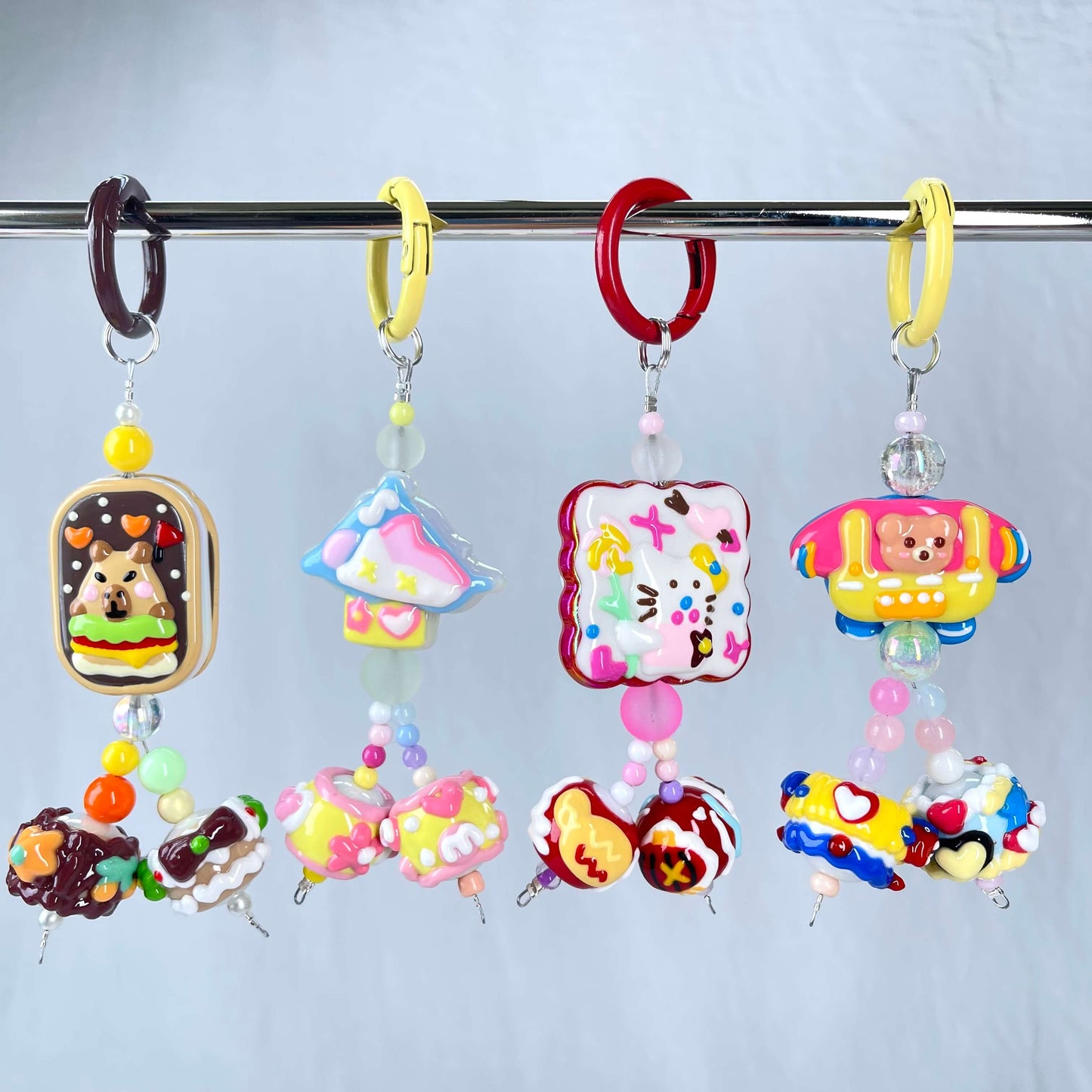 [New Arrival] Kawaii Hand-Painted Cuties Design Handbag Decor/Hanging Decor/Keychain