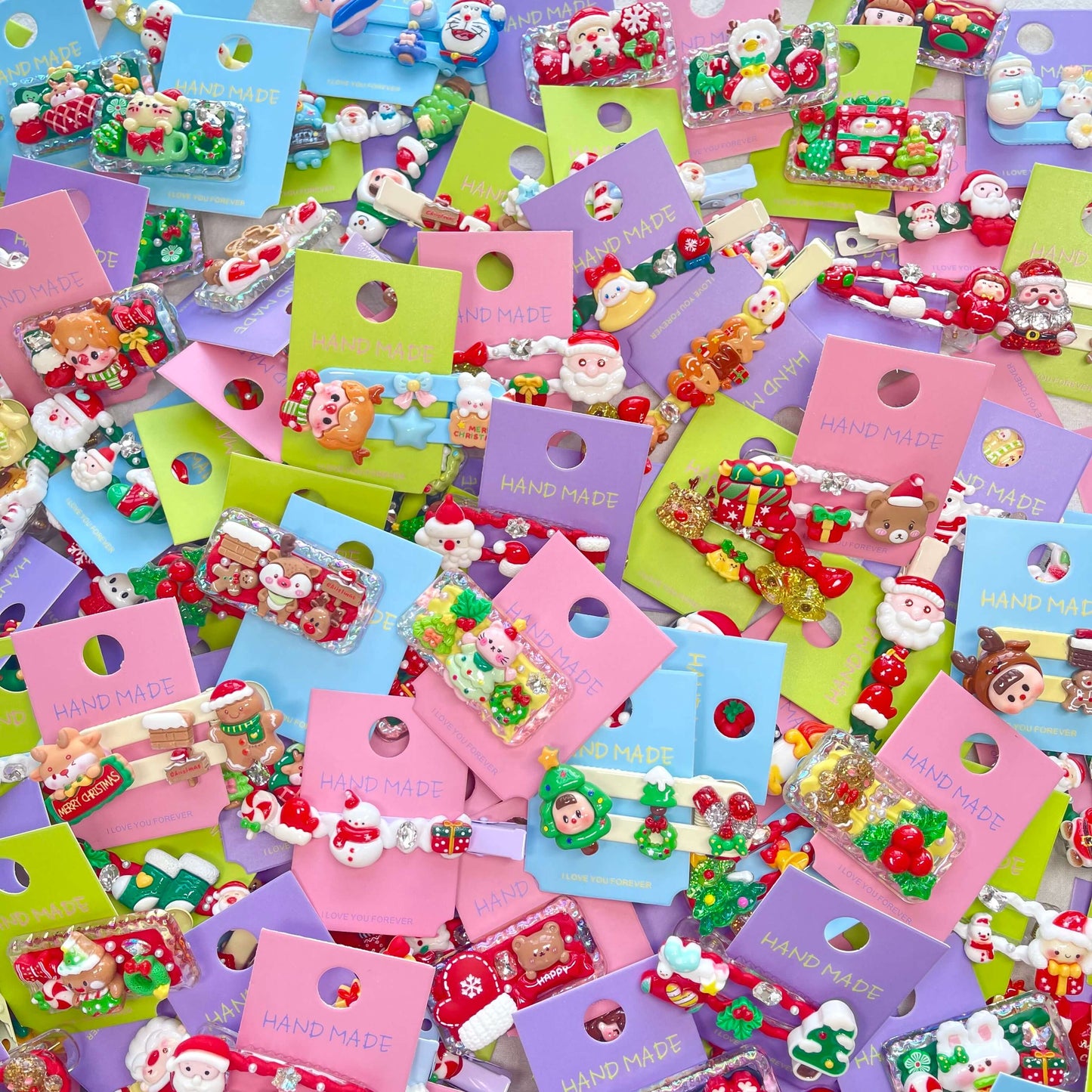 [Christmas 2025] Christmas Theme Kawaii Cute Hair Clips