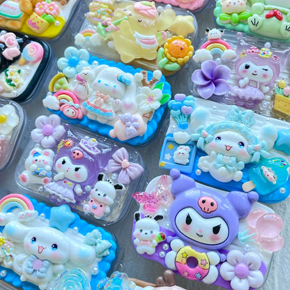 [Holiday Special Batch] Kawaii Animal/Cartoon Based Styles Cream Gel Phone Clips-NO CHAINS INCLUDED