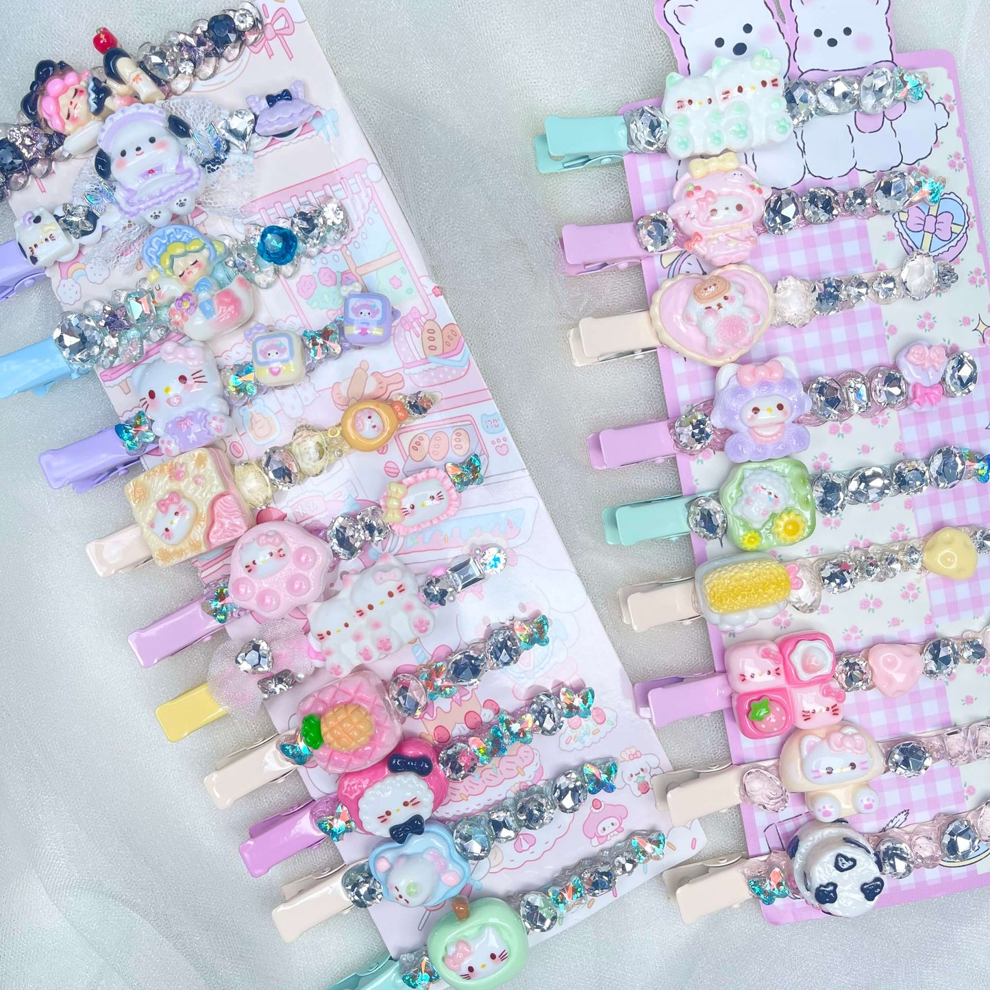 [New Arrivals] Premium Cute Cream Gel and Glittering Hair Clips-SPECIAL LAUNCH OFFER!