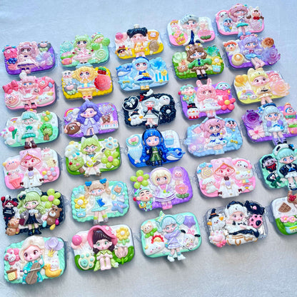 [Holiday Special Batch] Kawaii Character-Based Styles Cream Gel Phone Clips-NO CHAINS INCLUDED