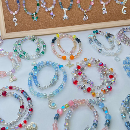 [LIVE EXCLUSIVE] Premium Glittering Crystal Glass Handmade Necklaces