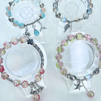 [NEW BATCH] Beautiful Handmade Glass Beads Elastic Bracelet Mystery Bags