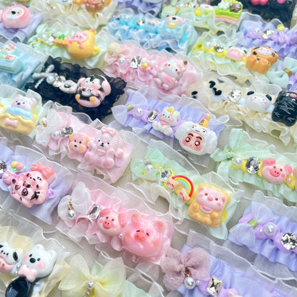 [New Arrivals] Premium Cute Cream Gel and Glittering Hair Clips-SPECIAL LAUNCH OFFER!