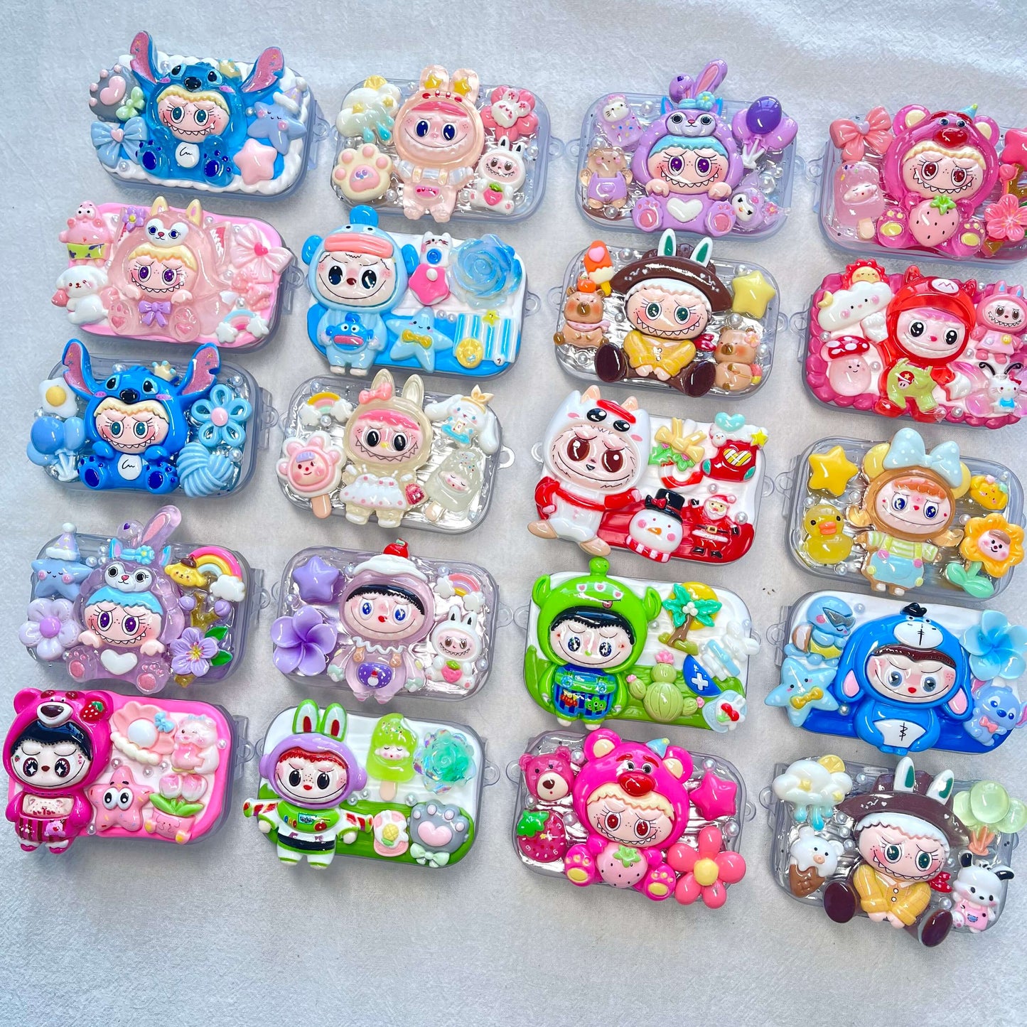 [Holiday Special Batch] Kawaii Character-Based Styles Cream Gel Phone Clips-NO CHAINS INCLUDED