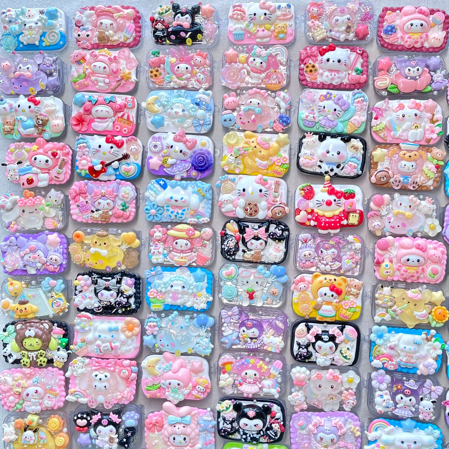 [Holiday Special Batch] Kawaii Animal/Cartoon Based Styles Cream Gel Phone Clips-NO CHAINS INCLUDED