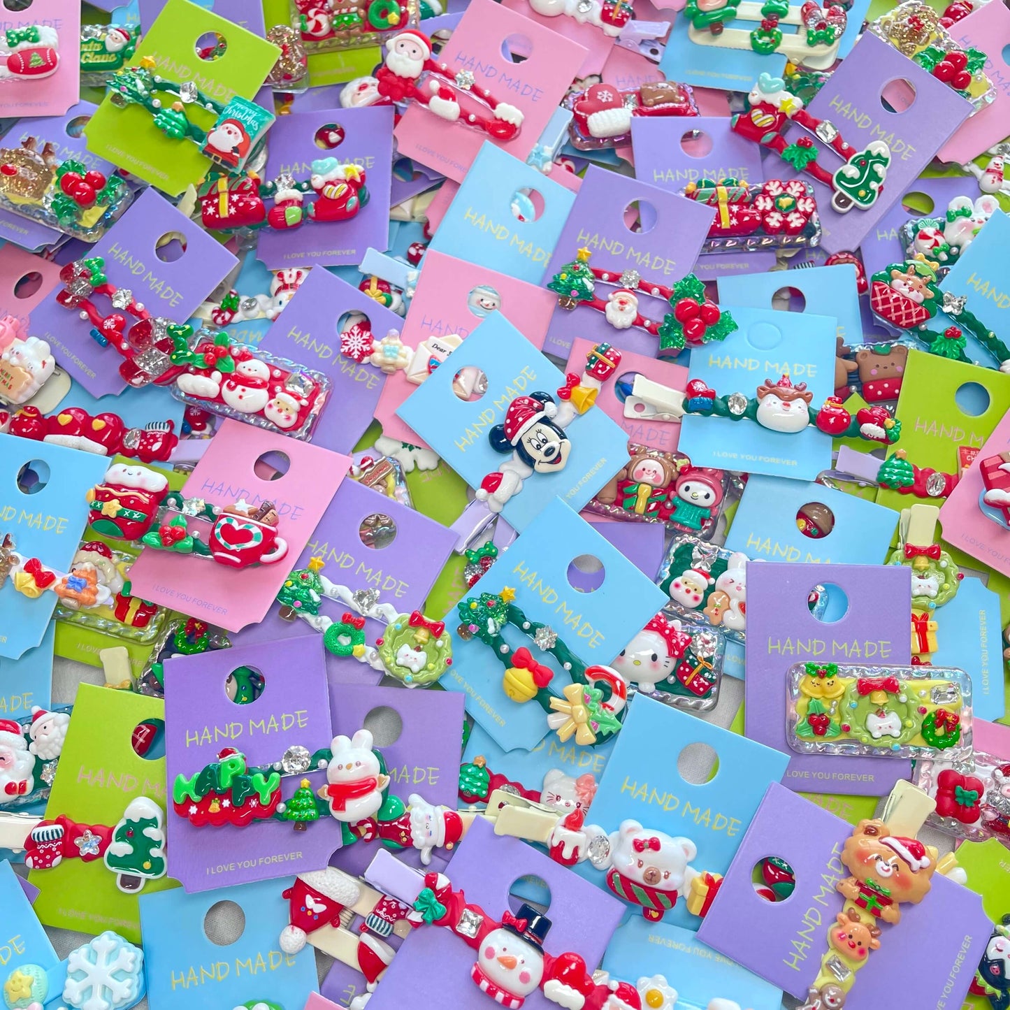 [Christmas 2025] Christmas Theme Kawaii Cute Hair Clips