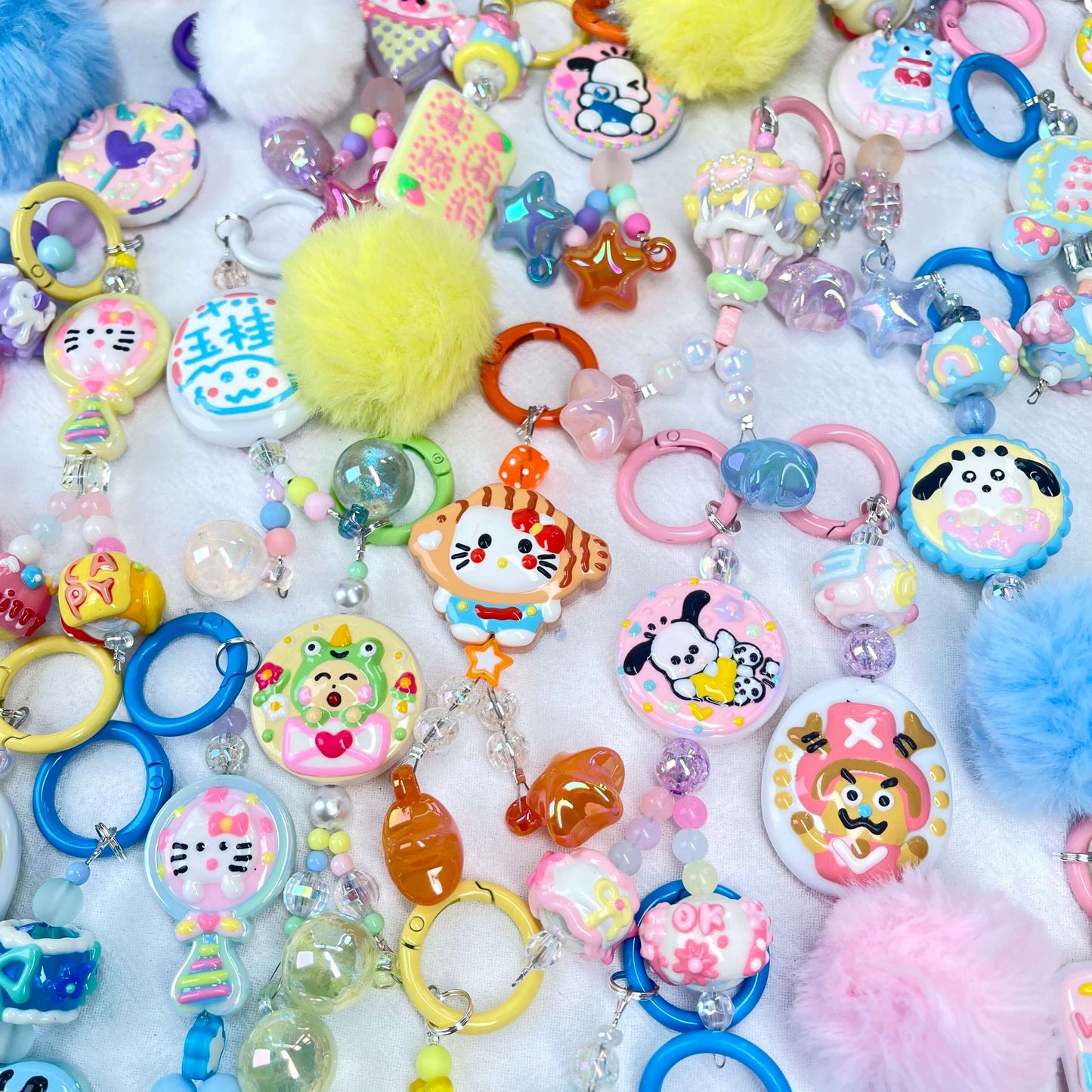 [New Arrival] Kawaii Hand-Painted Cuties Design Handbag Decor/Hanging Decor/Keychain