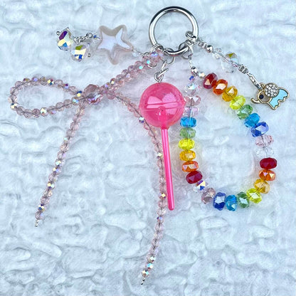 [Anniversary 3-Piece Set] Very Special 3-Piece Color Changing Dry Flower Pendants Glittering Phone Chains Set-Celebration Special Price!-THIS WEEKEND ONLY