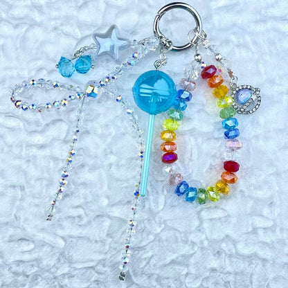 [Anniversary 3-Piece Set] Very Special 3-Piece Color Changing Dry Flower Pendants Glittering Phone Chains Set-Celebration Special Price!-THIS WEEKEND ONLY