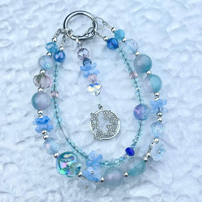 [Anniversary 3-Piece Set] Very Special 3-Piece Color Changing Dry Flower Pendants Glittering Phone Chains Set-Celebration Special Price!-THIS WEEKEND ONLY