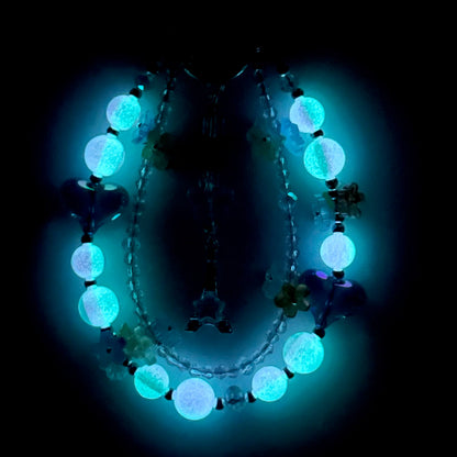 [Anniversary 3-Piece Set] Very Special 3-Piece Color Changing Dry Flower Pendants Glittering Phone Chains Set-Celebration Special Price!-THIS WEEKEND ONLY