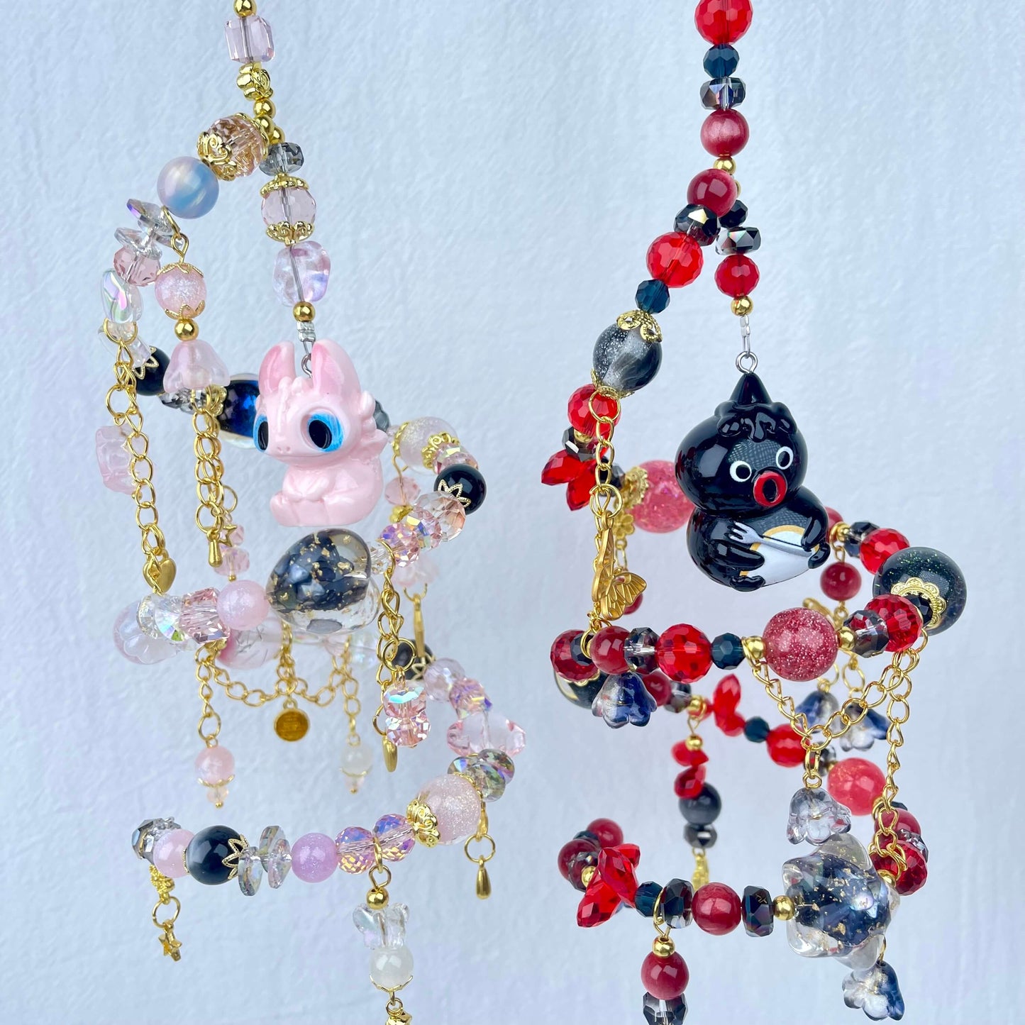 [Holiday Celebration] Premium Glittering Beads and Kawaii Cute Handmade Layered Hanging Decor-Special Launch Price!