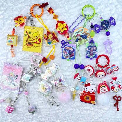 [Anniversary Celebration] Special Batch Set Decor Beads and Acrylic Pads Phone Decor Keychains-Celebration Special Price!-THIS WEEKEND ONLY
