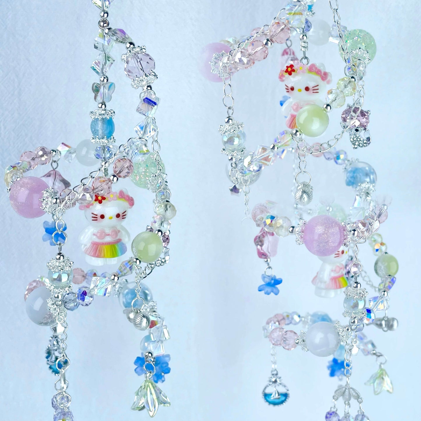 [Holiday Celebration] Premium Glittering Beads and Kawaii Cute Handmade Layered Hanging Decor-Special Launch Price!