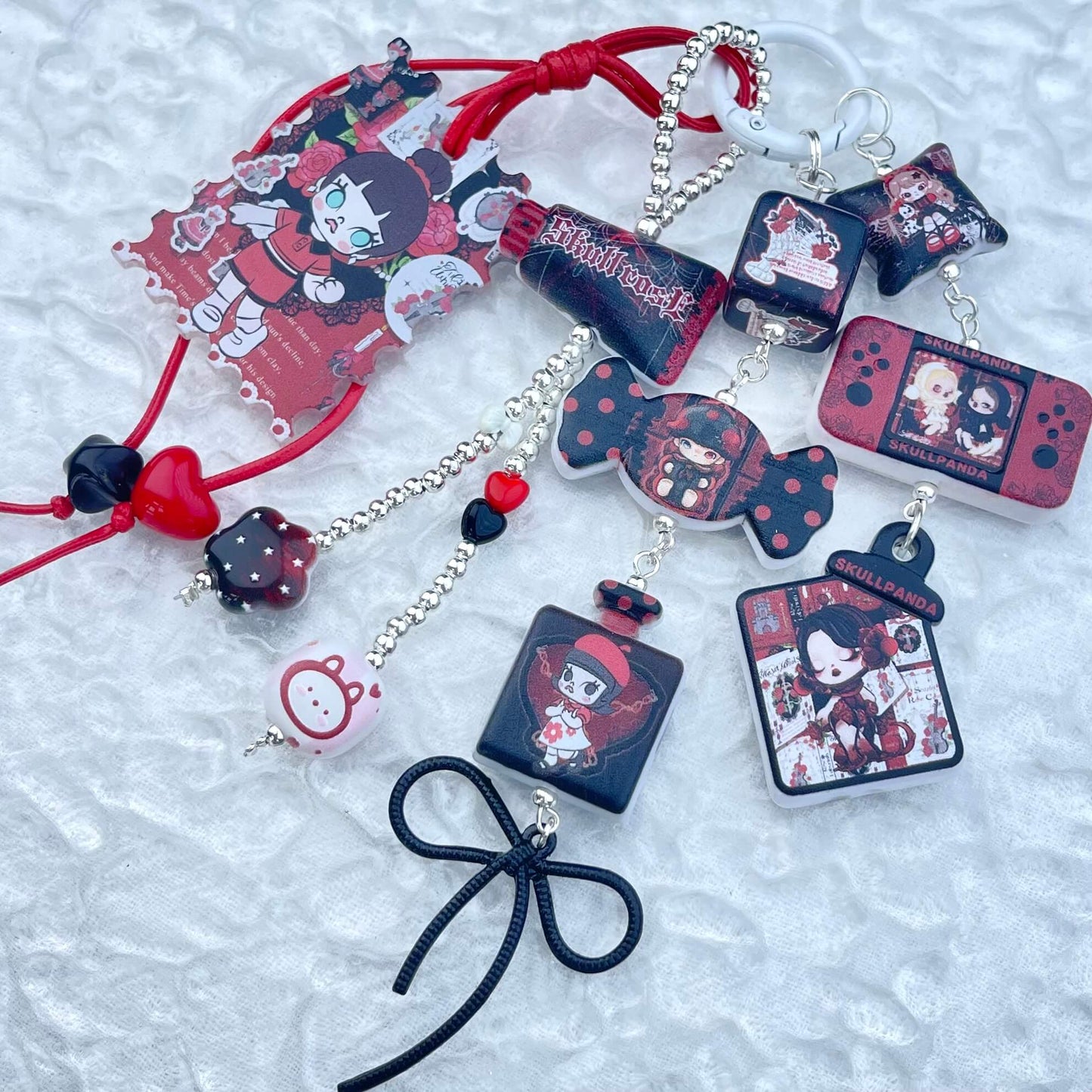 [Anniversary Celebration] Special Batch Set Decor Beads and Acrylic Pads Phone Decor Keychains-Celebration Special Price!-THIS WEEKEND ONLY
