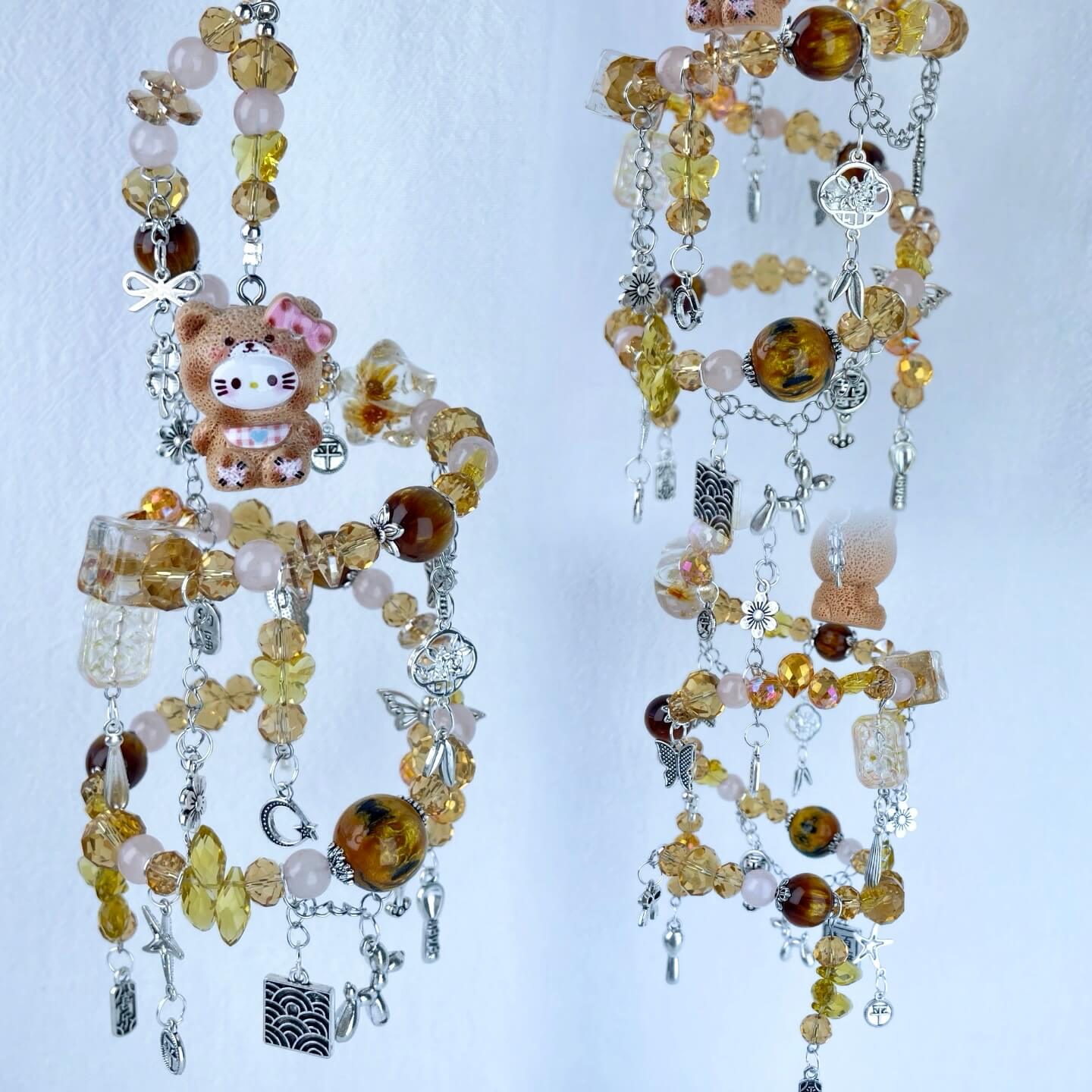 [Holiday Celebration] Premium Glittering Beads and Kawaii Cute Handmade Layered Hanging Decor-Special Launch Price!