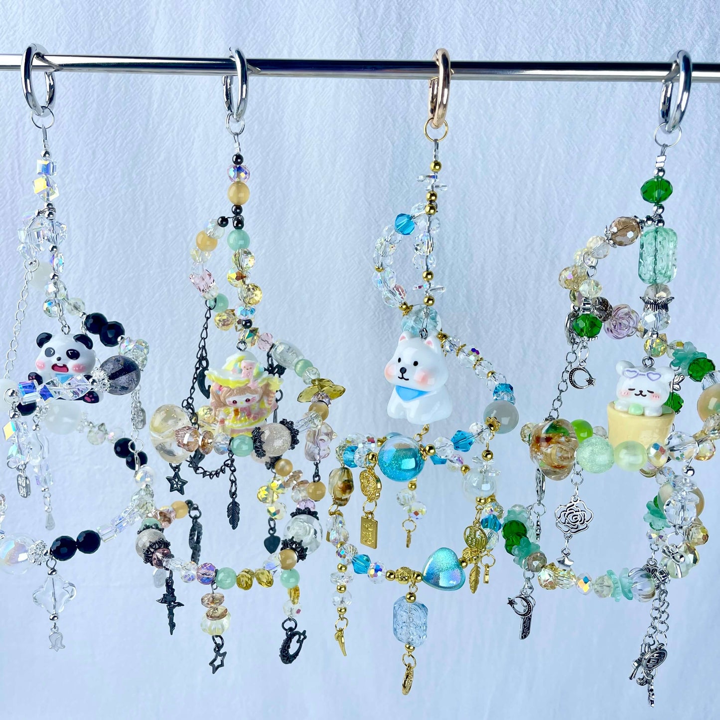 [Holiday Celebration] Premium Glittering Beads and Kawaii Cute Handmade Layered Hanging Decor-Special Launch Price!