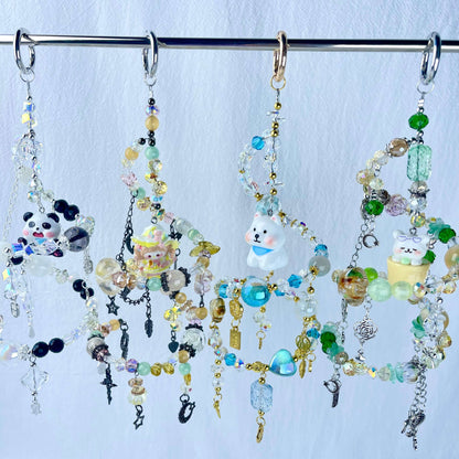 [Holiday Celebration] Premium Glittering Beads and Kawaii Cute Handmade Layered Hanging Decor-Special Launch Price!