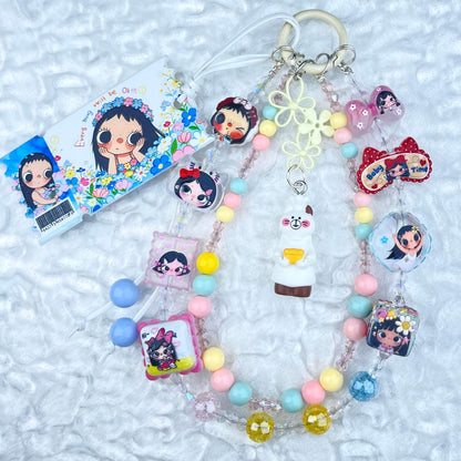 [New Batch] Kawaii Double Chains Cutie Plus Acrylic Pad Phone Chains