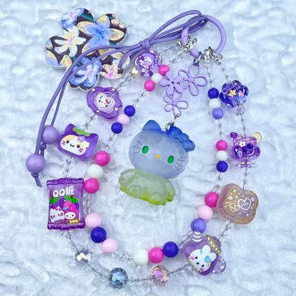 [New Batch] Kawaii Double Chains Cutie Plus Acrylic Pad Phone Chains