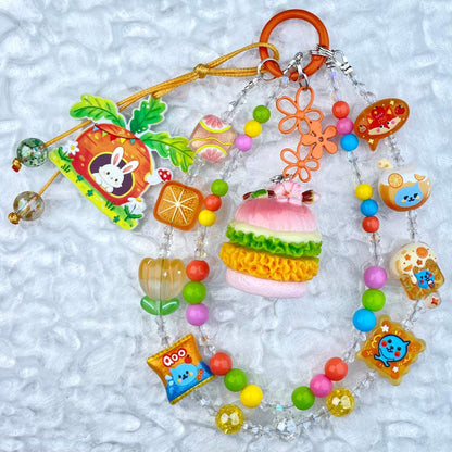 [New Batch] Kawaii Double Chains Cutie Plus Acrylic Pad Phone Chains