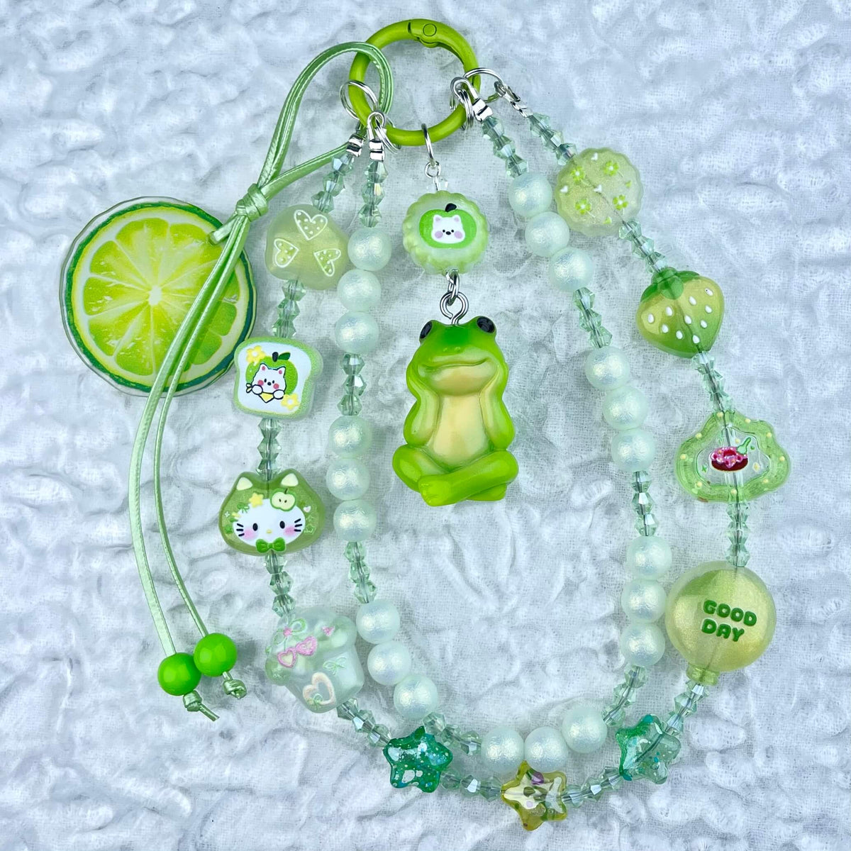 [New Batch] Kawaii Double Chains Cutie Plus Acrylic Pad Phone Chains