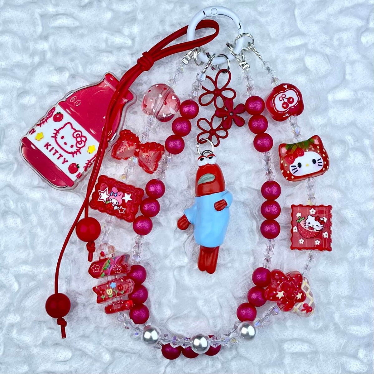 [New Batch] Kawaii Double Chains Cutie Plus Acrylic Pad Phone Chains