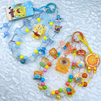 [New Batch] Kawaii Double Chains Cutie Plus Acrylic Pad Phone Chains