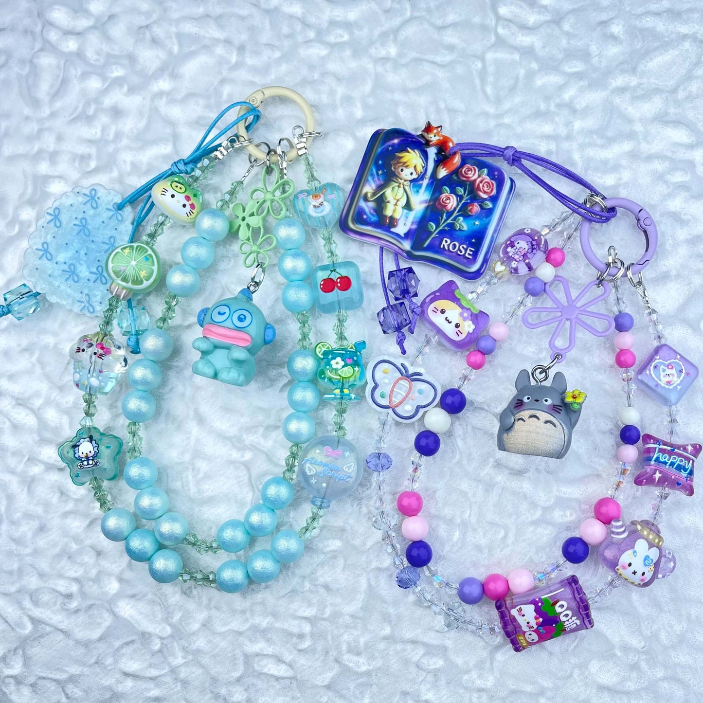 [New Batch] Kawaii Double Chains Cutie Plus Acrylic Pad Phone Chains