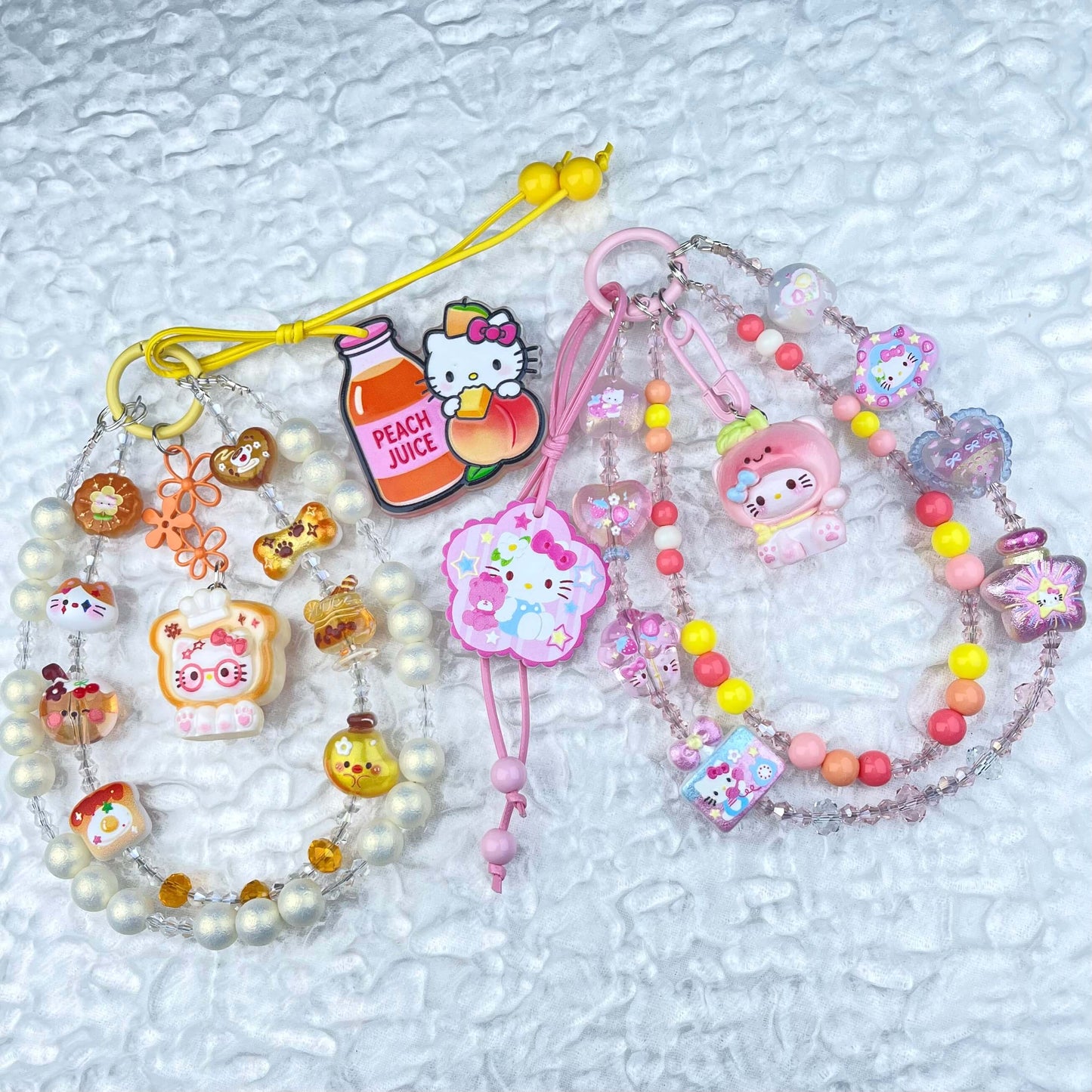 [New Batch] Kawaii Double Chains Cutie Plus Acrylic Pad Phone Chains