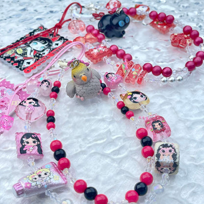 [New Batch] Kawaii Double Chains Cutie Plus Acrylic Pad Phone Chains